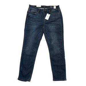 New Judy Blue Mid Rise Relaxed Fit Skinny Jeans Womens 13/31 Dark Wash JB82251DK